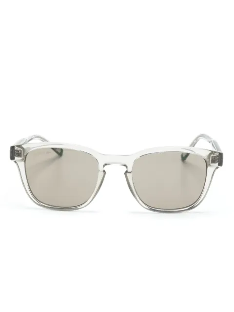 Lacoste lentes del sol con armazón cuadrada y logo grabado