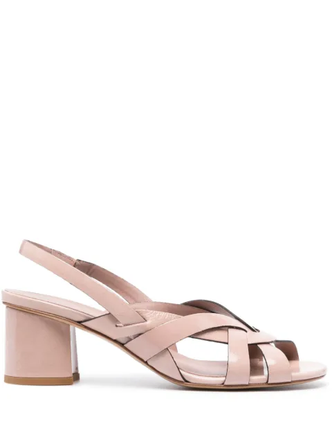 Del Carlo 65mm patent leather sandals