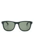 Lacoste logo-engraved square-frame sunglasses - Green