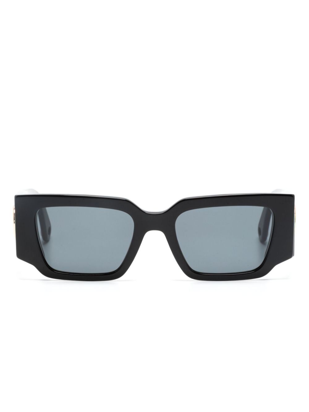 Lanvin Curb zonnebril met rechthoekig montuur Zwart