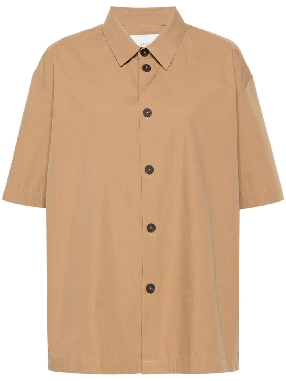 Studio Nicholson Button-up Cotton Shirt In Neutral