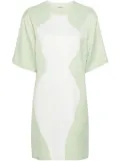 Ferragamo Illusion mini dress - Green