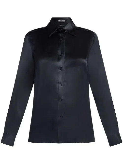 TOM FORD chemise en soie - Noir - TOM FORD - Modalova