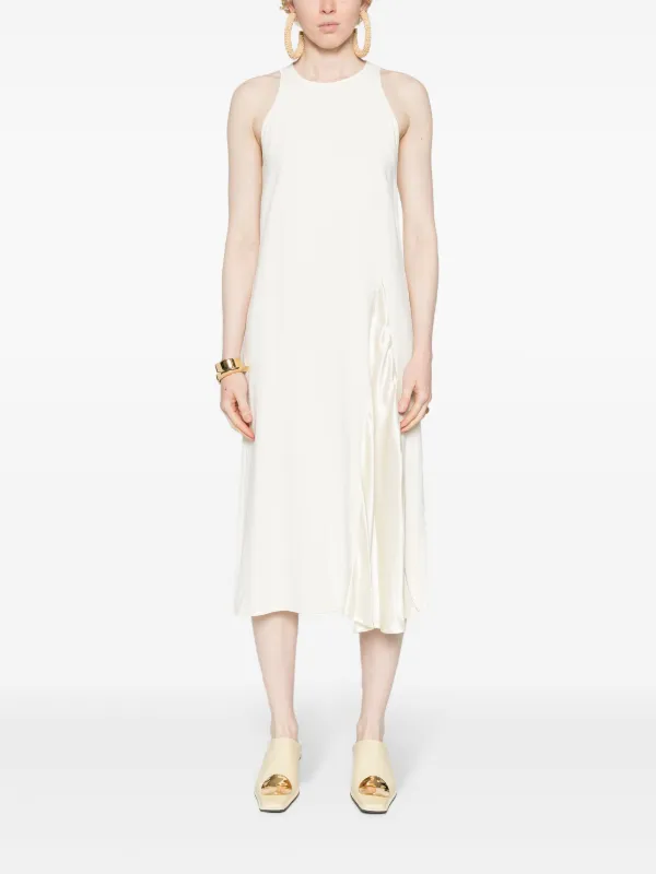 Erika Cavallini Stretch-design Dress - White Erika Cavallini Stretch-design Dress - White