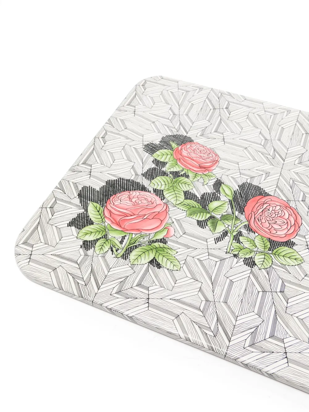 Fornasetti Musciarabia Tray (50cm X 60cm) In White