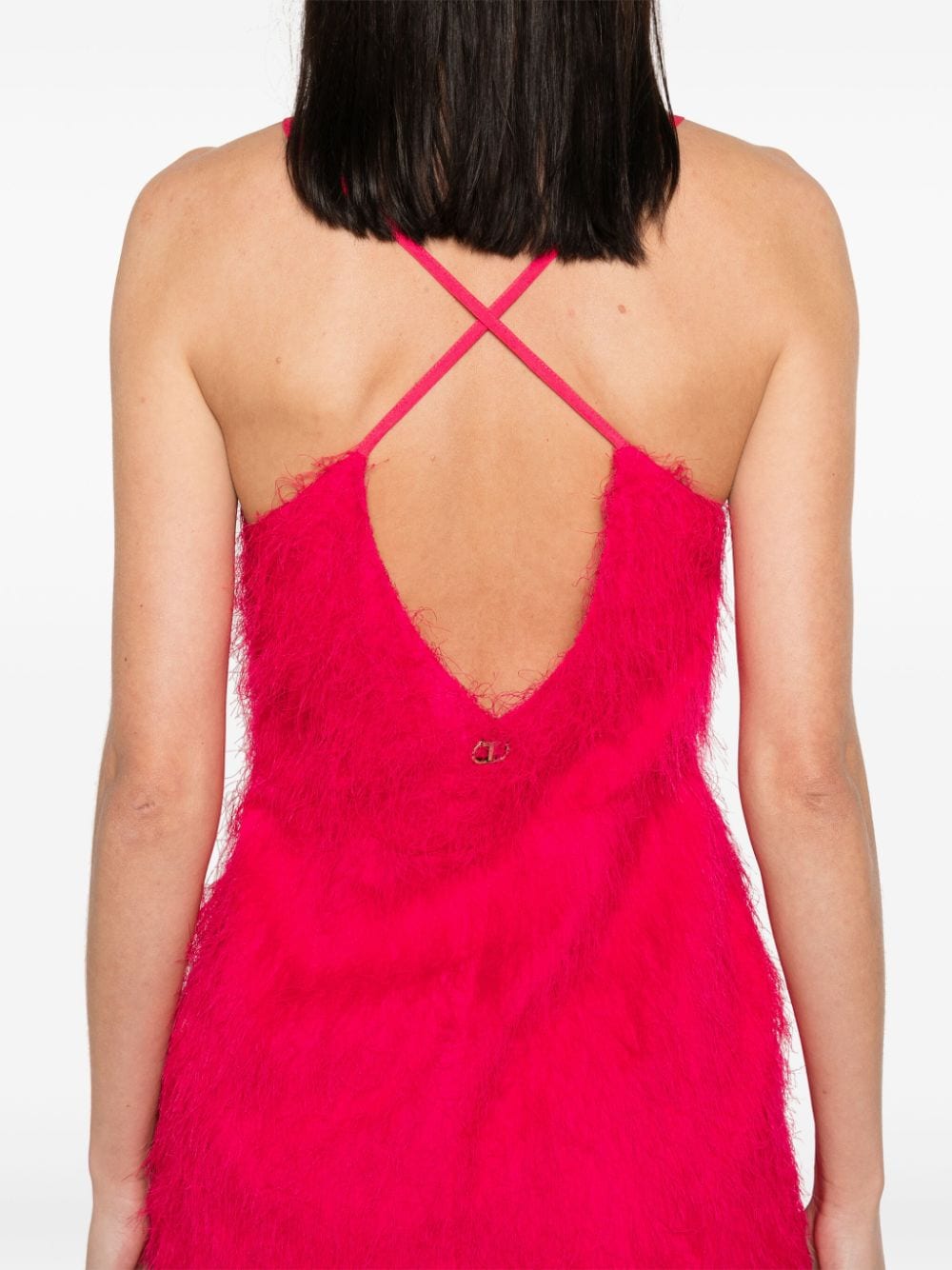 TWINSET Midi-jurk met franje Roze