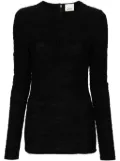 ISABEL MARANT Floride jacquard top - Black