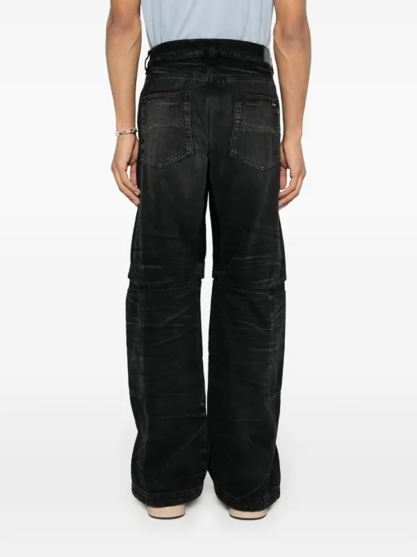 AMIRI MX-3 straight-leg Jeans Black FARFETCH JO