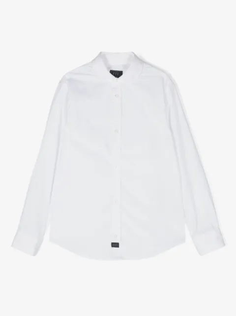 Fay Kids camisa de popelina manga larga