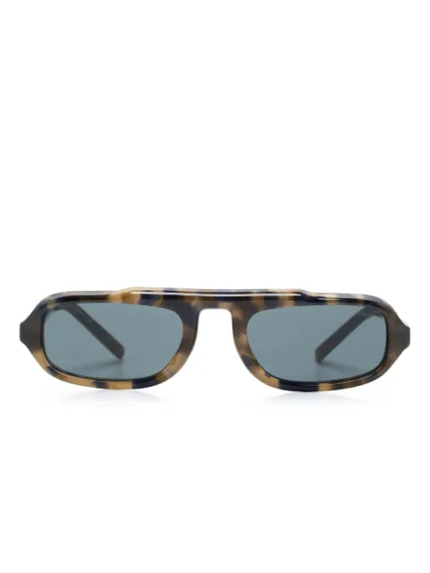 Giorgio Armani lentes de sol con armazón ovalada