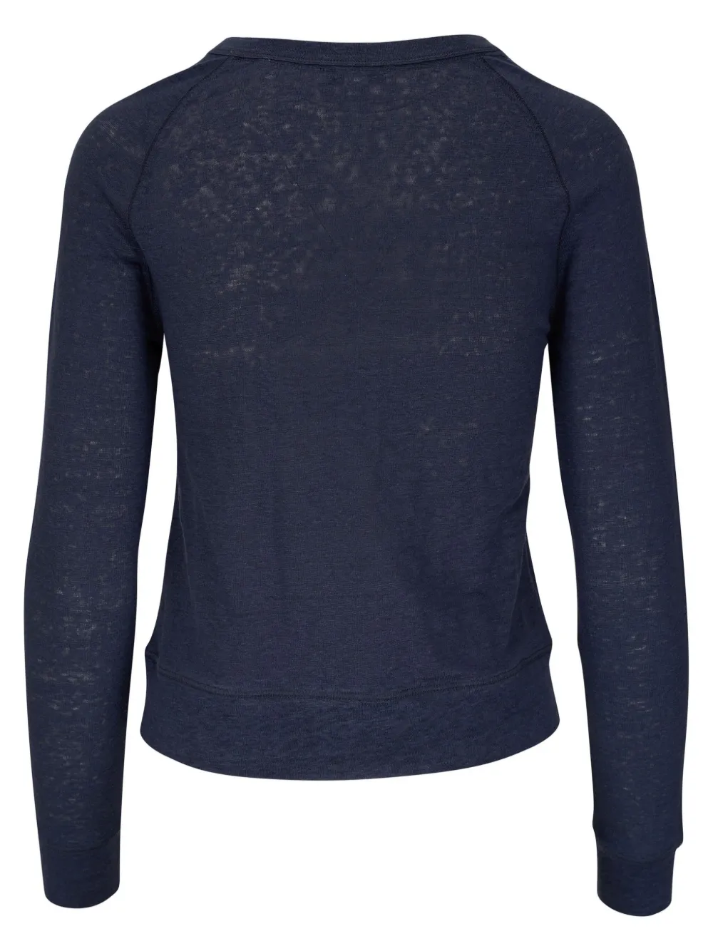 Vince Linnen top met lange mouwen - Blauw