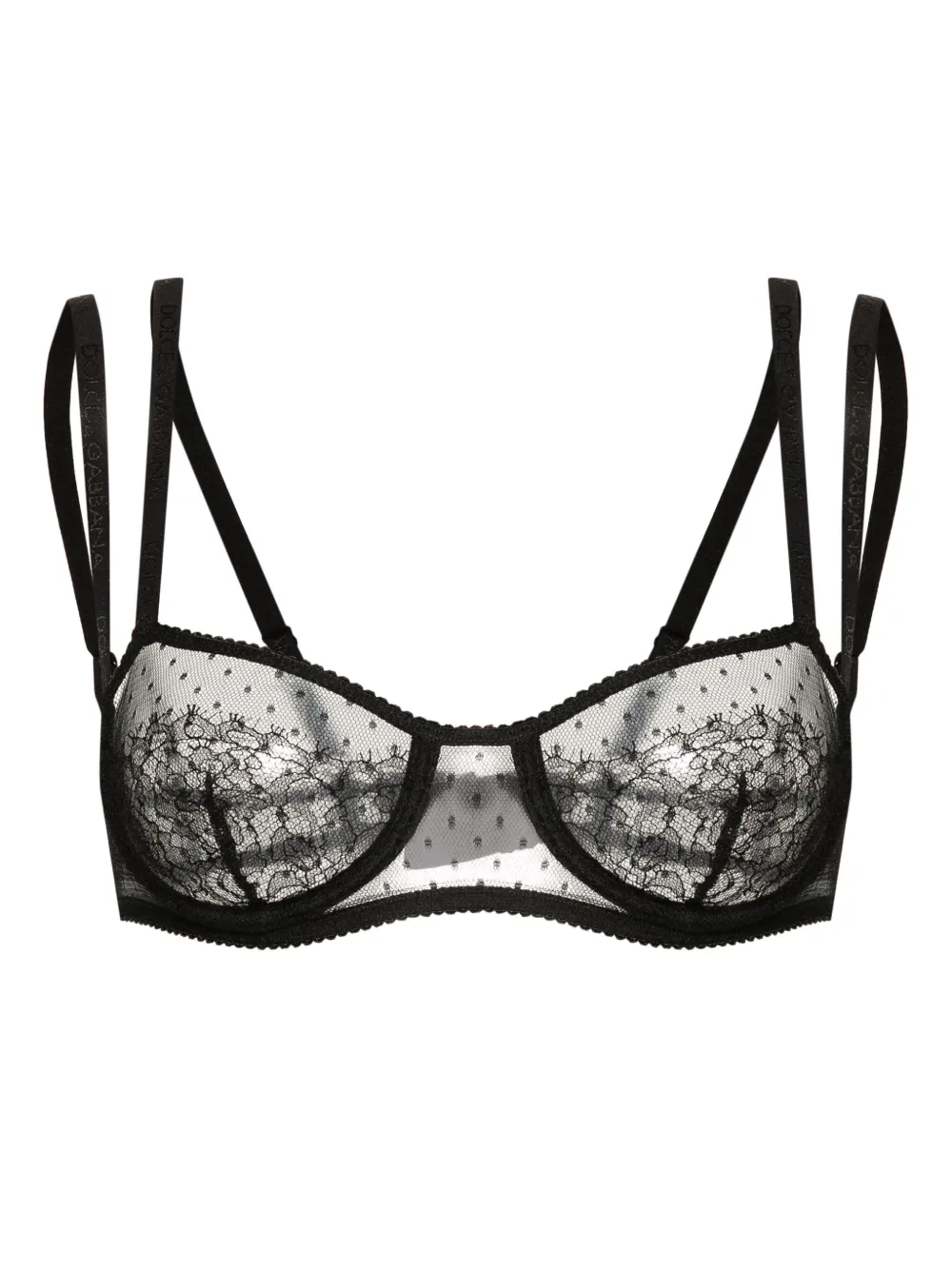 Dolce & Gabbana Reggiseno a balconcino in pizzo | nero | Image 1