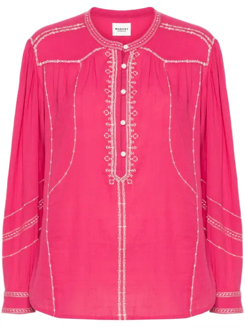 MARANT ÉTOILE Pelson embroidered-detailing blouse