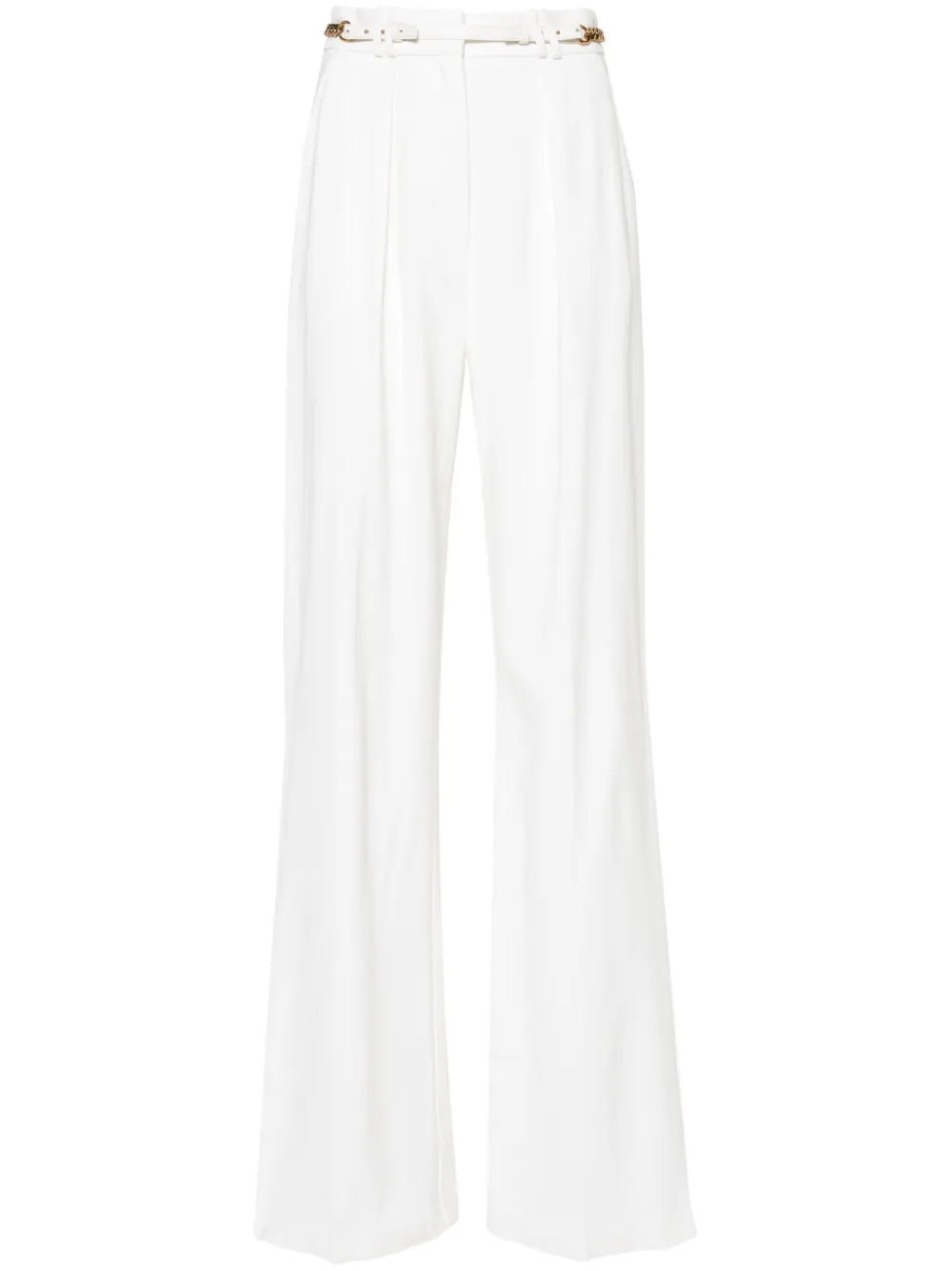 Elisabetta Franchi Straight broek Wit