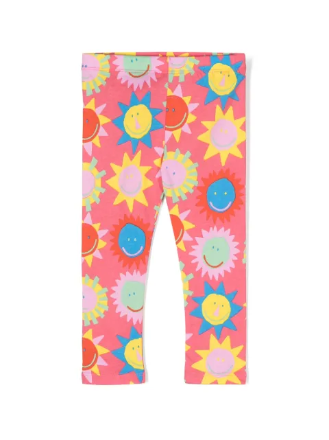 Stella McCartney Kids illustration-print cotton leggings 