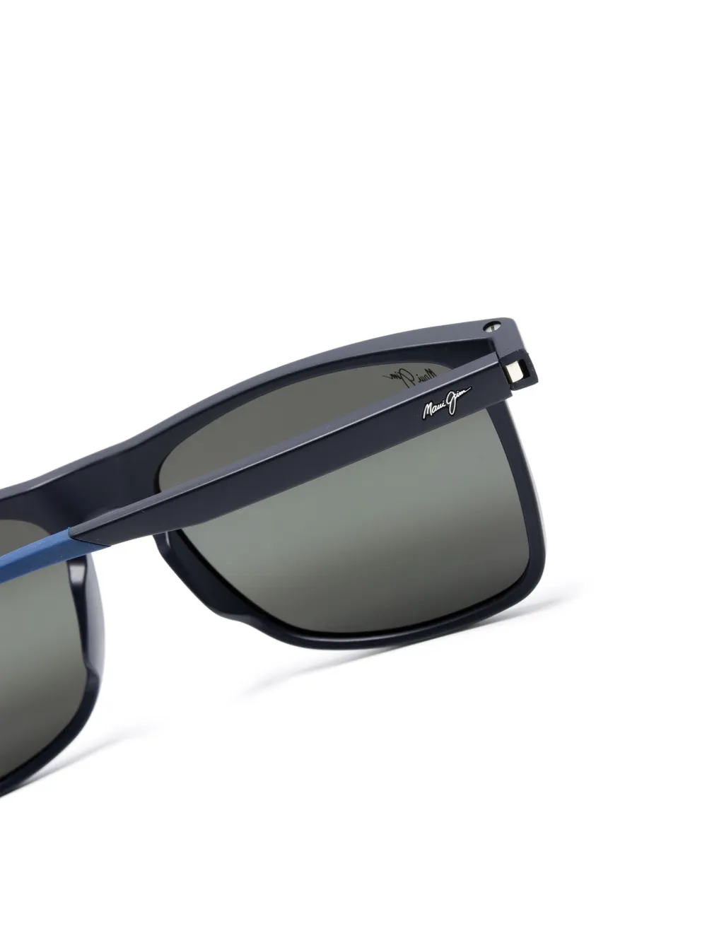 Maui Jim Makamae zonnebril met rechthoekig montuur Blauw