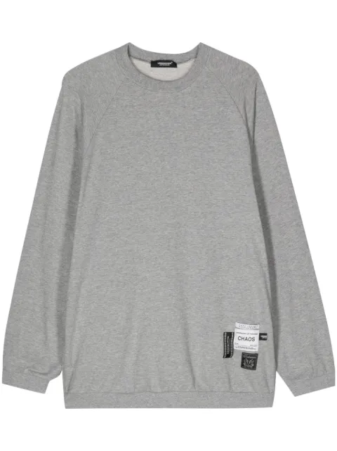 Undercover logo-patches cotton sweatshirt