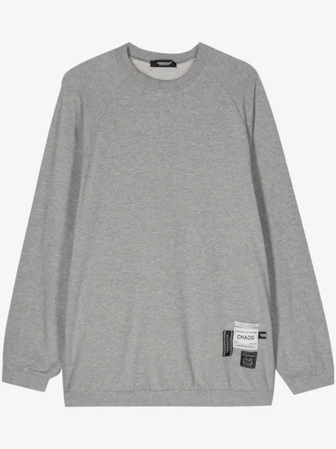 Undercover logo-patches cotton sweatshirt