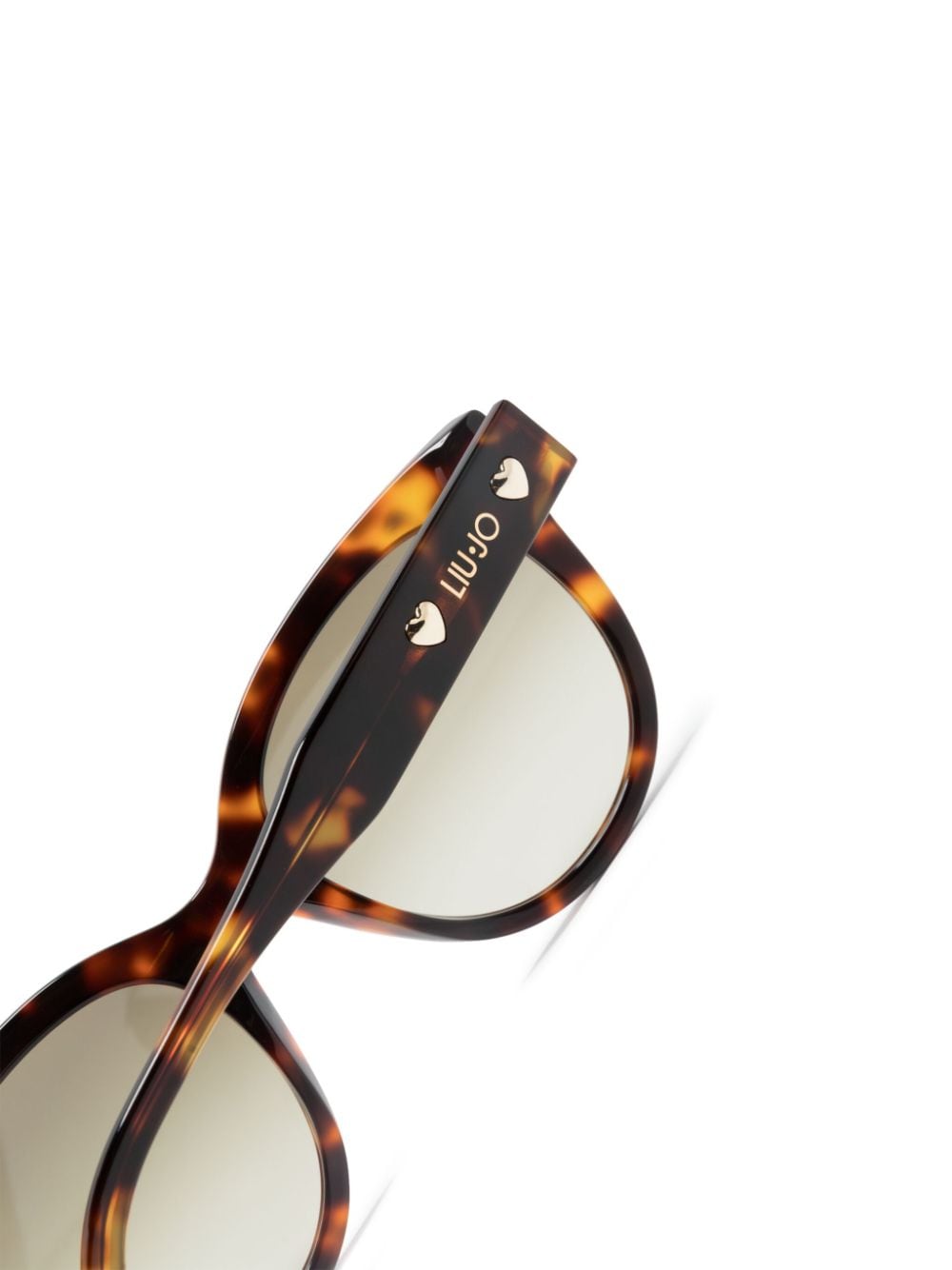 Shop Liu •jo Square-frame Sunglasses In Brown