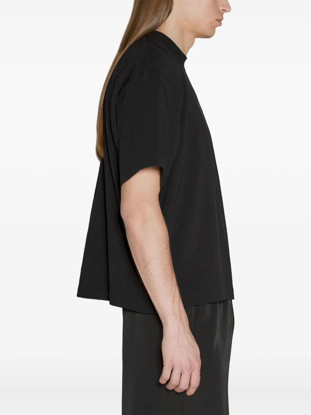 VTMNTS T-shirt met ronde hals Zwart