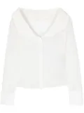 Jacquemus La chemise Brezza off-shoulder shirt - White