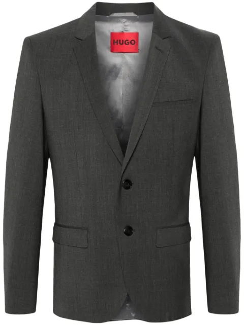 BOSS blazer con solapas de muesca
