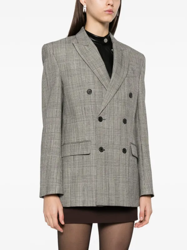 WARDROBE NYC ワードローブ ニューヨーク ジャケット コート XS WARDROBE.NYC チェック ジャケット | ニュートラル | FARFETCH JP