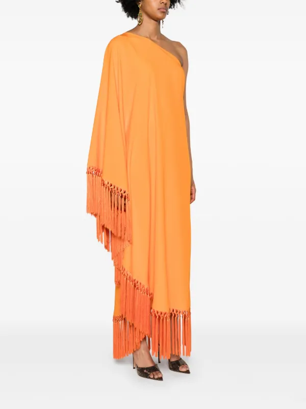 Taller Marmo Arno one-shoulder Midi Dress | Orange | FARFETCH