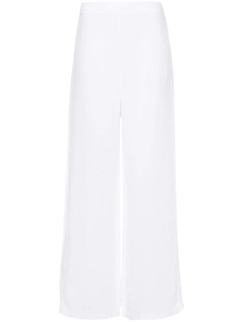 broerie-anglaise straight trousers