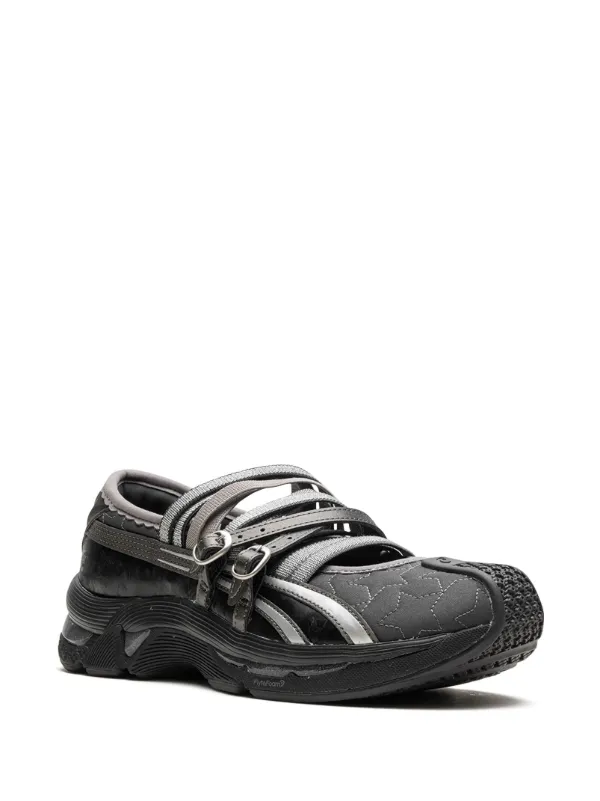 ASICS Gel Lokros Kiko Kostadinov x Heaven By Marc Jacobs Black sneakers women Rubber Leather Fabric Fabric 9.5 Grey
