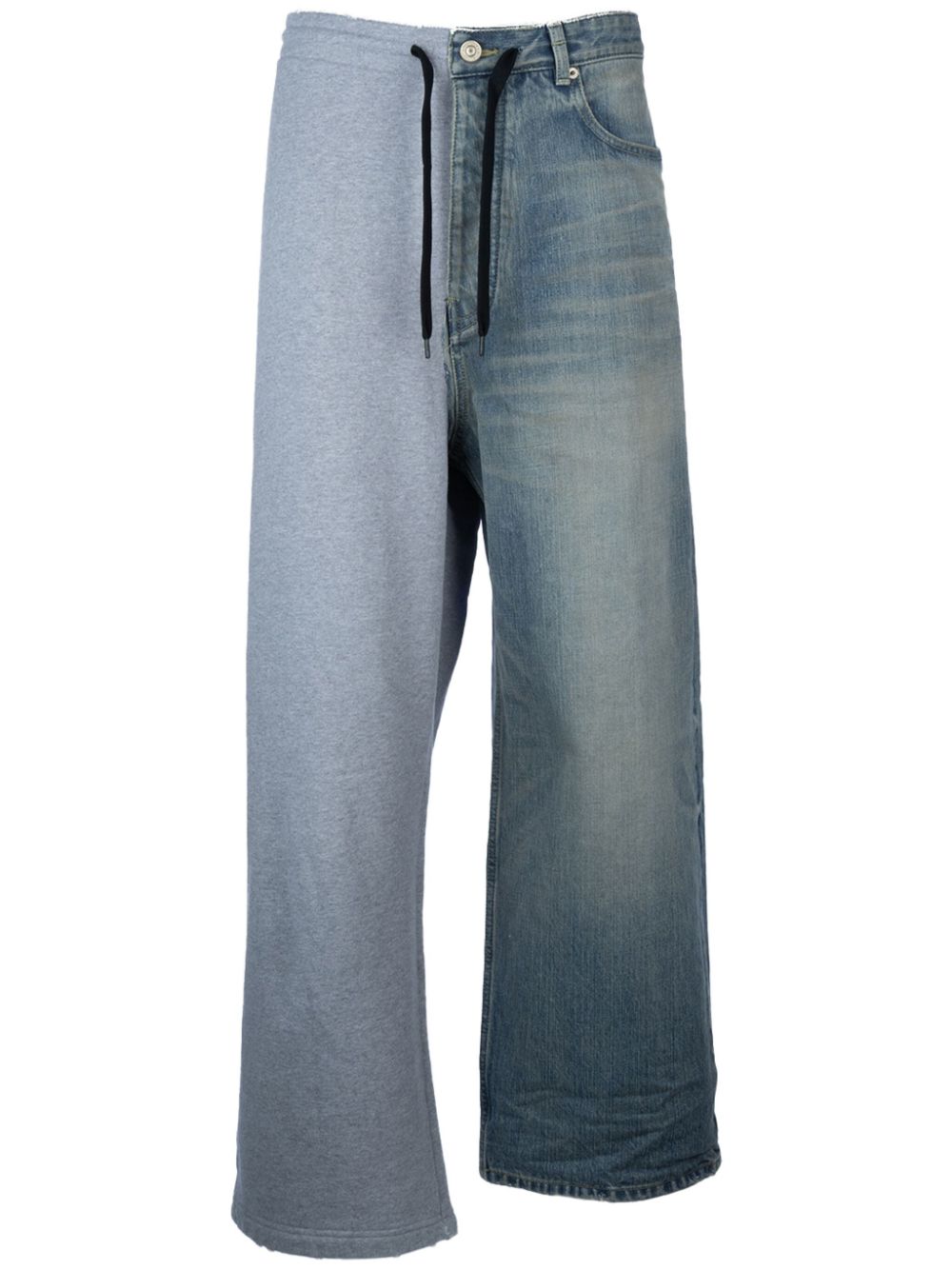 Balenciaga Broek met wijde pijpen Blauw