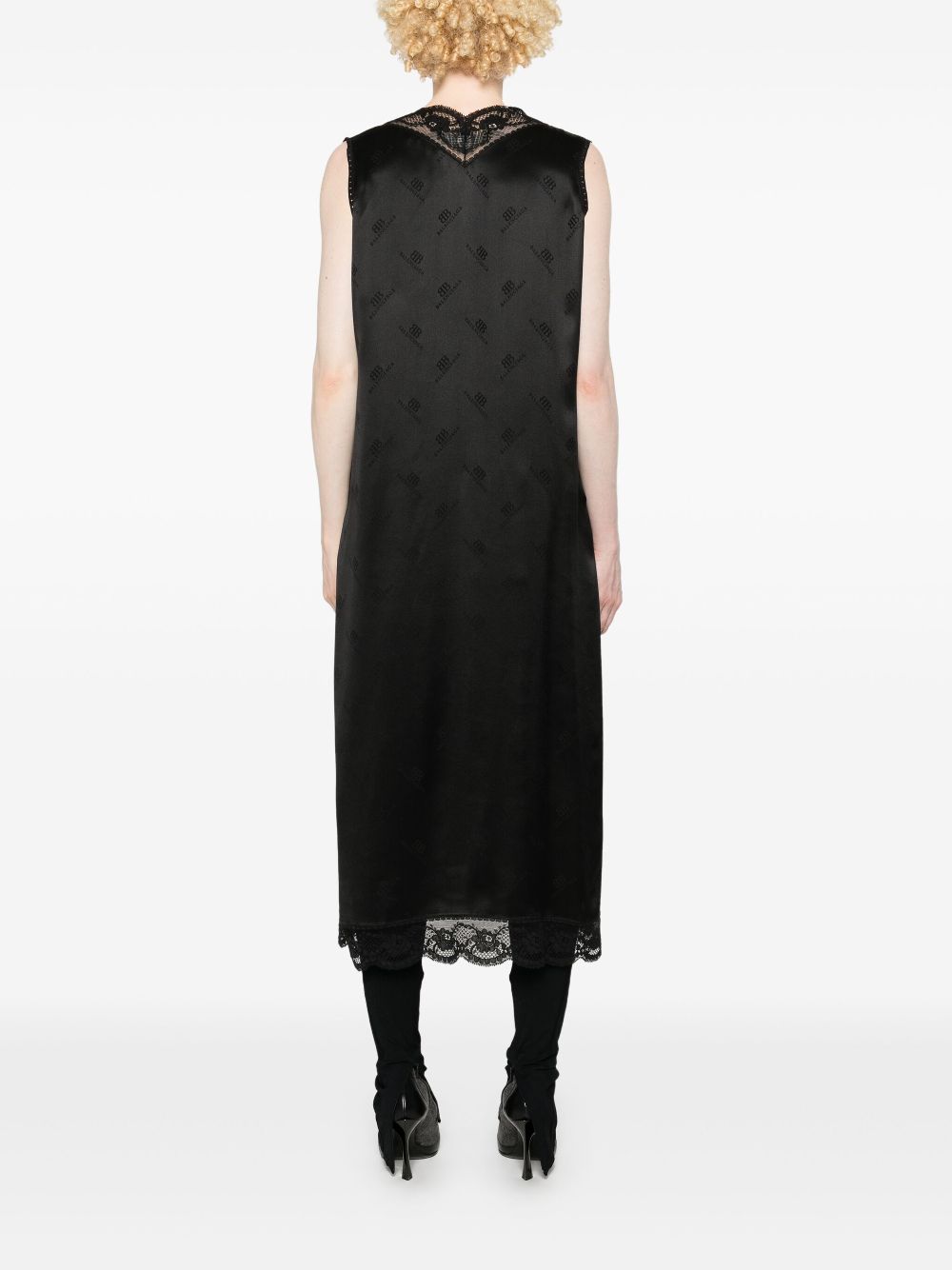 Balenciaga BB-monogram midi dress Women