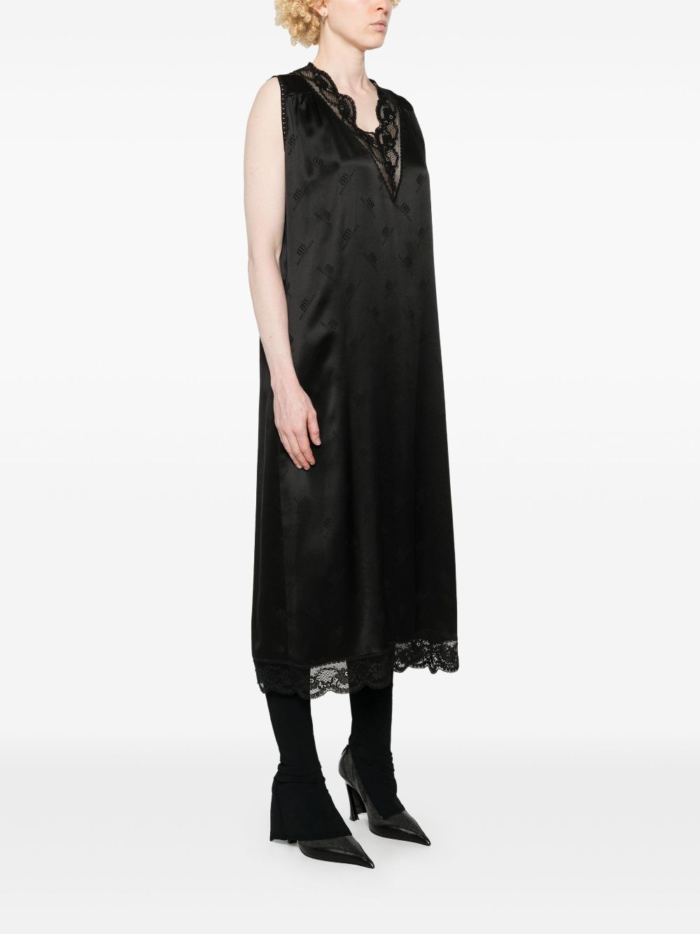 Balenciaga BB-monogram midi dress Women