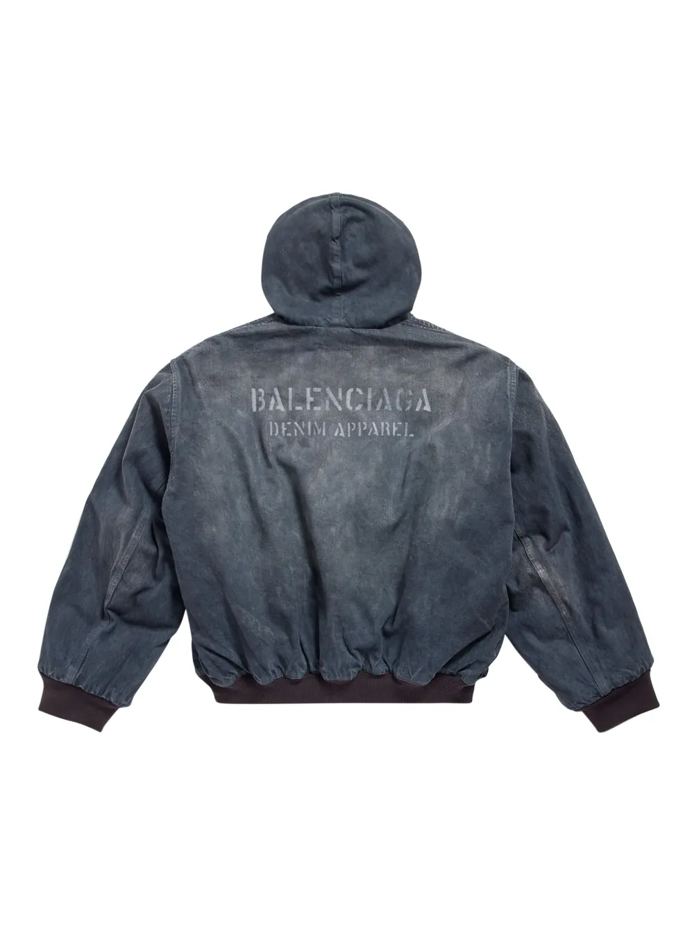 Balenciaga logo-print Cotton Jacket - Farfetch