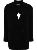 Undercover asymmetric double-breasted blazer - Black