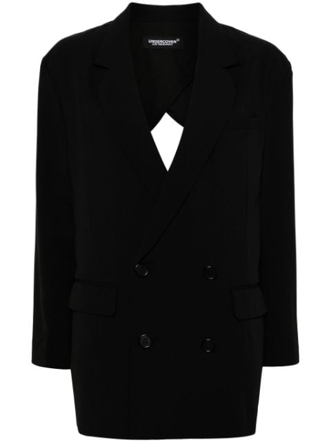 Undercover asymmetric double-breasted blazer