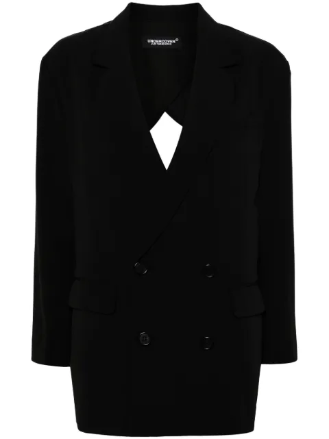 Undercover blazer asymétrique à boutonnière croisée