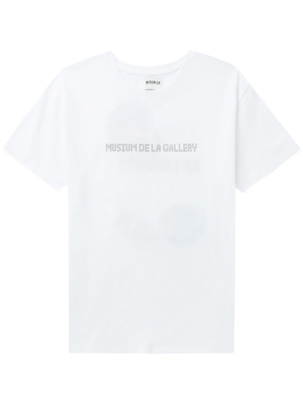Musium Div. Graphic-print Cotton T-shirt In White