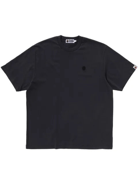 A BATHING APE® playera con aplique Ape Head