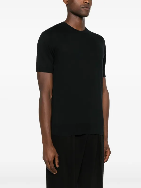 John Smedley Kempton ニットTシャツ | ブラック | FARFETCH JP