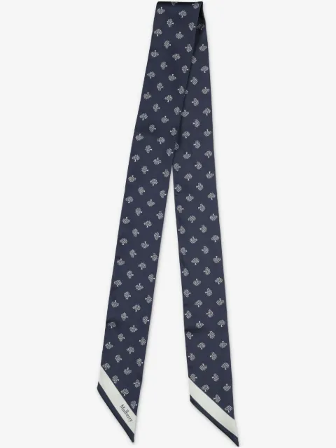 Mulberry tree-jacquard scarf