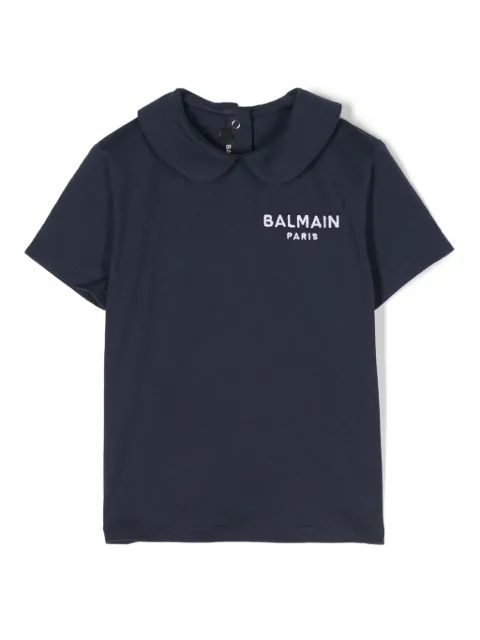 Balmain Kids cotton polo shirt