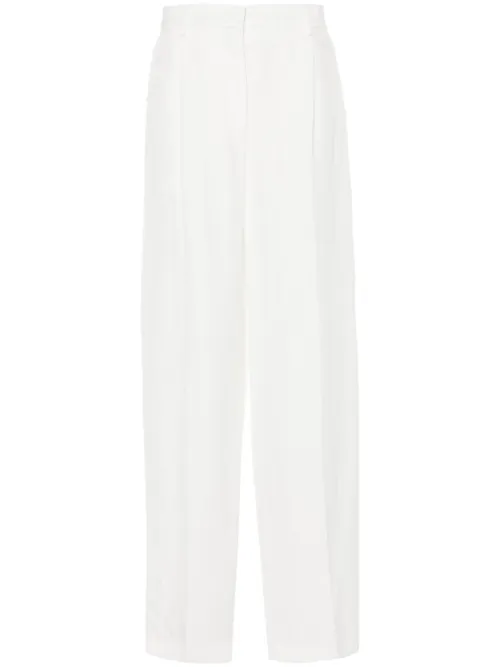 Pantalon à détails plissés - MSGM - Modalova