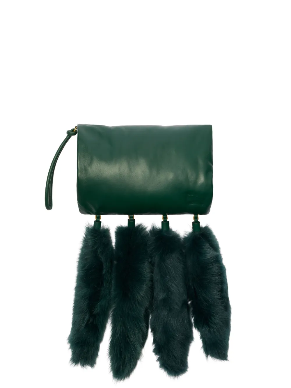 Burberry borsa con maniche a palloncino - Verde