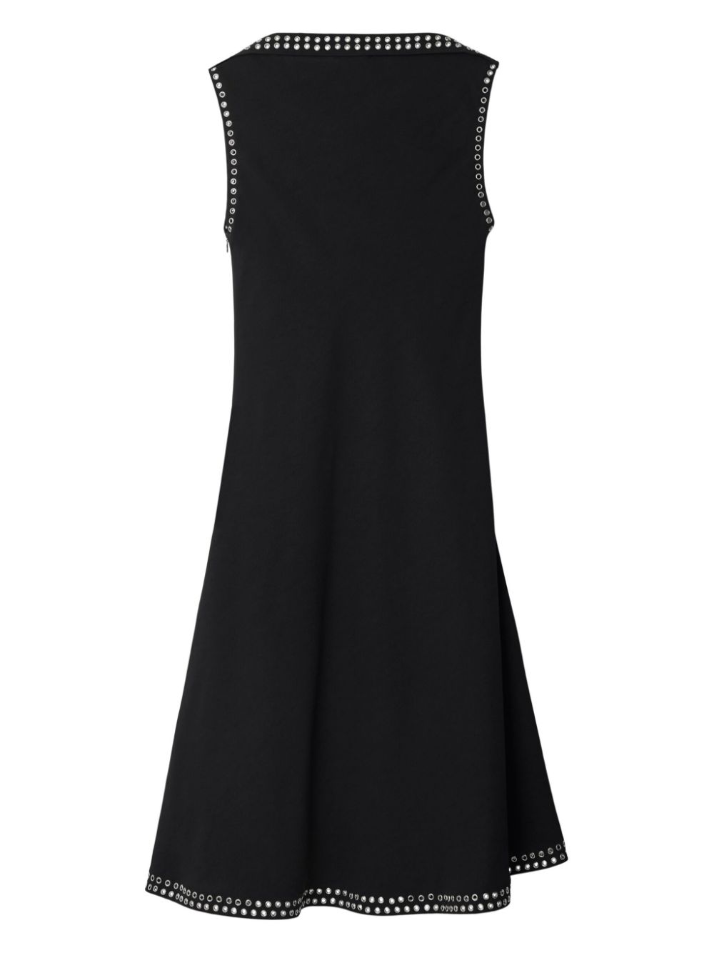 Burberry eyelet-trim satin dress Women