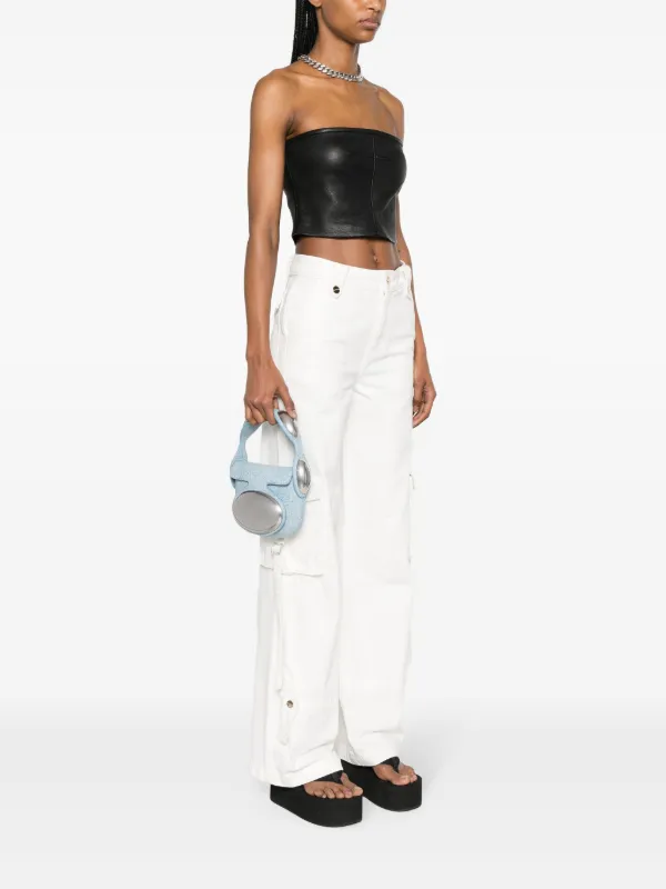 Alexander Wang Dome Leather Mini Bag | Blue | FARFETCH