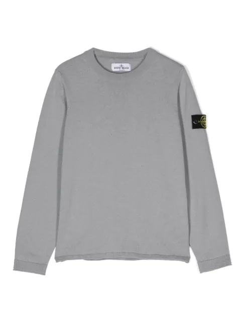 Stone Island Junior jersey con motivo Compass