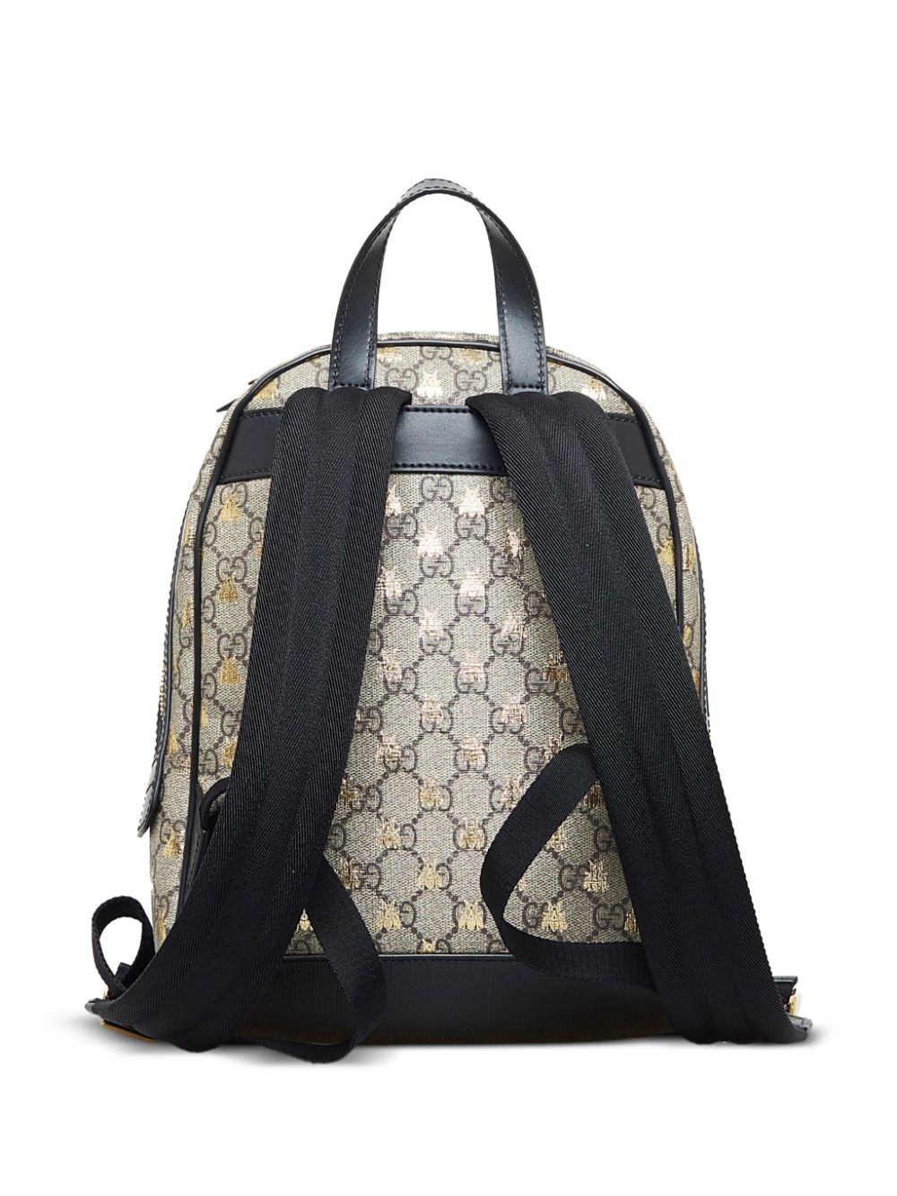 Gucci Pre-Owned 2016-2022 GG Supreme Bees rugzak - Bruin