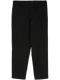 Costumein cotton tapered-leg trousers - Black