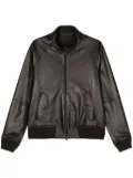 Salvatore Santoro zip-up bomber jacket - Brown